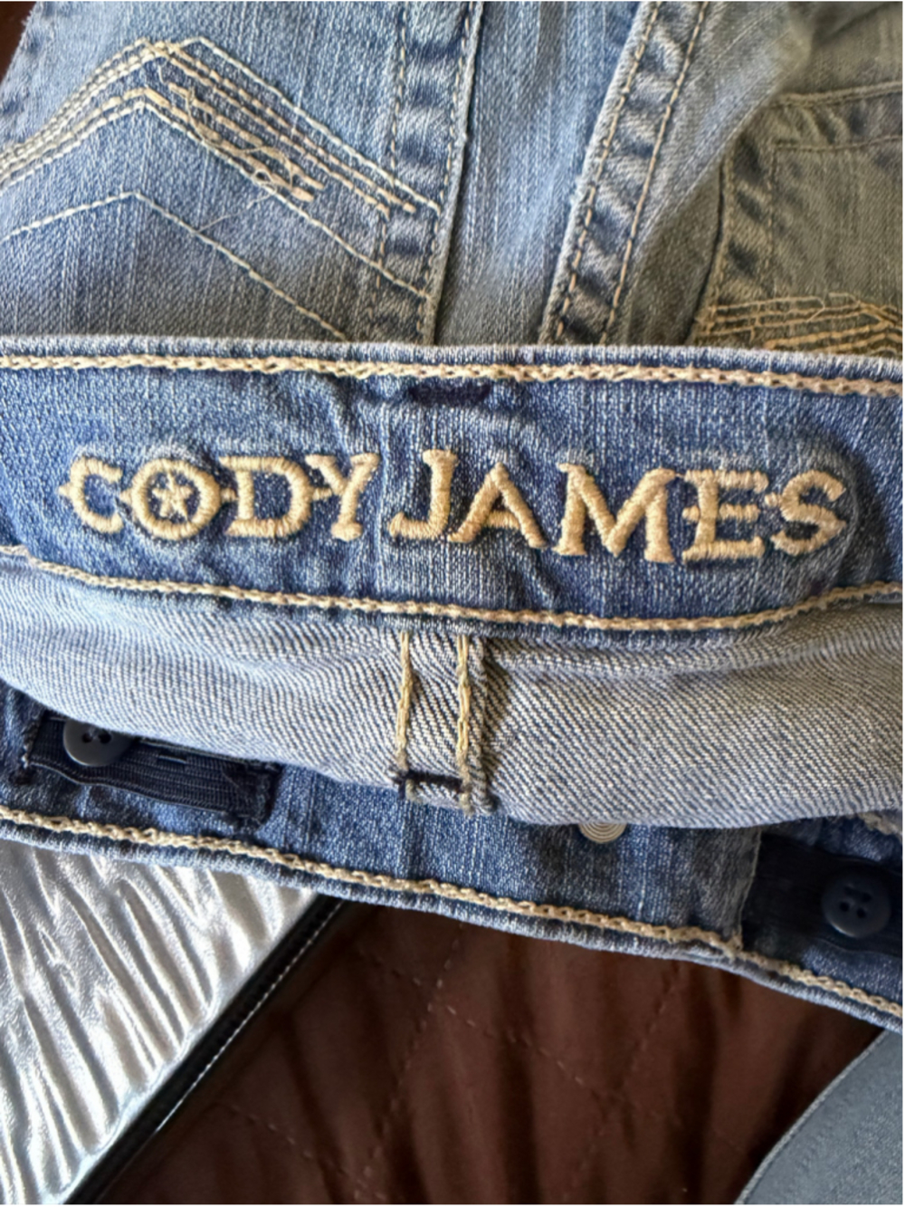 Childrens Cody James Straight Leg Jeans, size 10 - Picture 7 of 11
